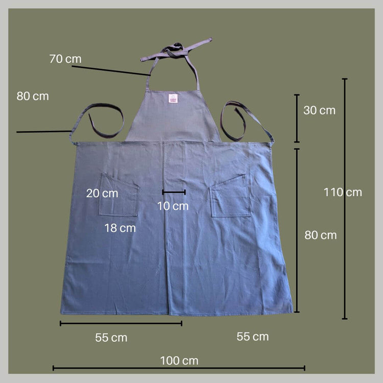 Ideal size Ceramic Apron pottery and hand-forming