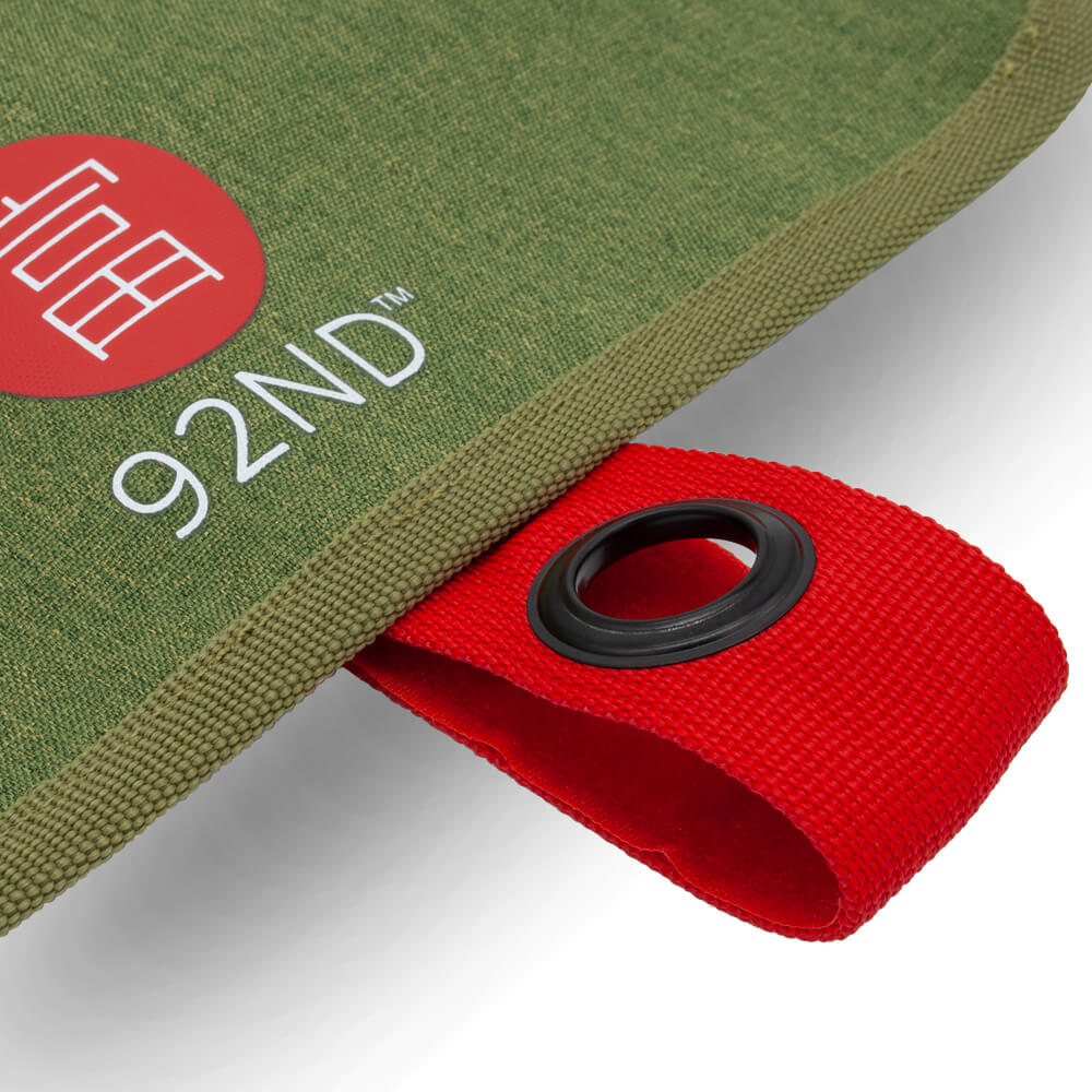 Hanging Toiletry Bag unisex detail photo ring in loop.