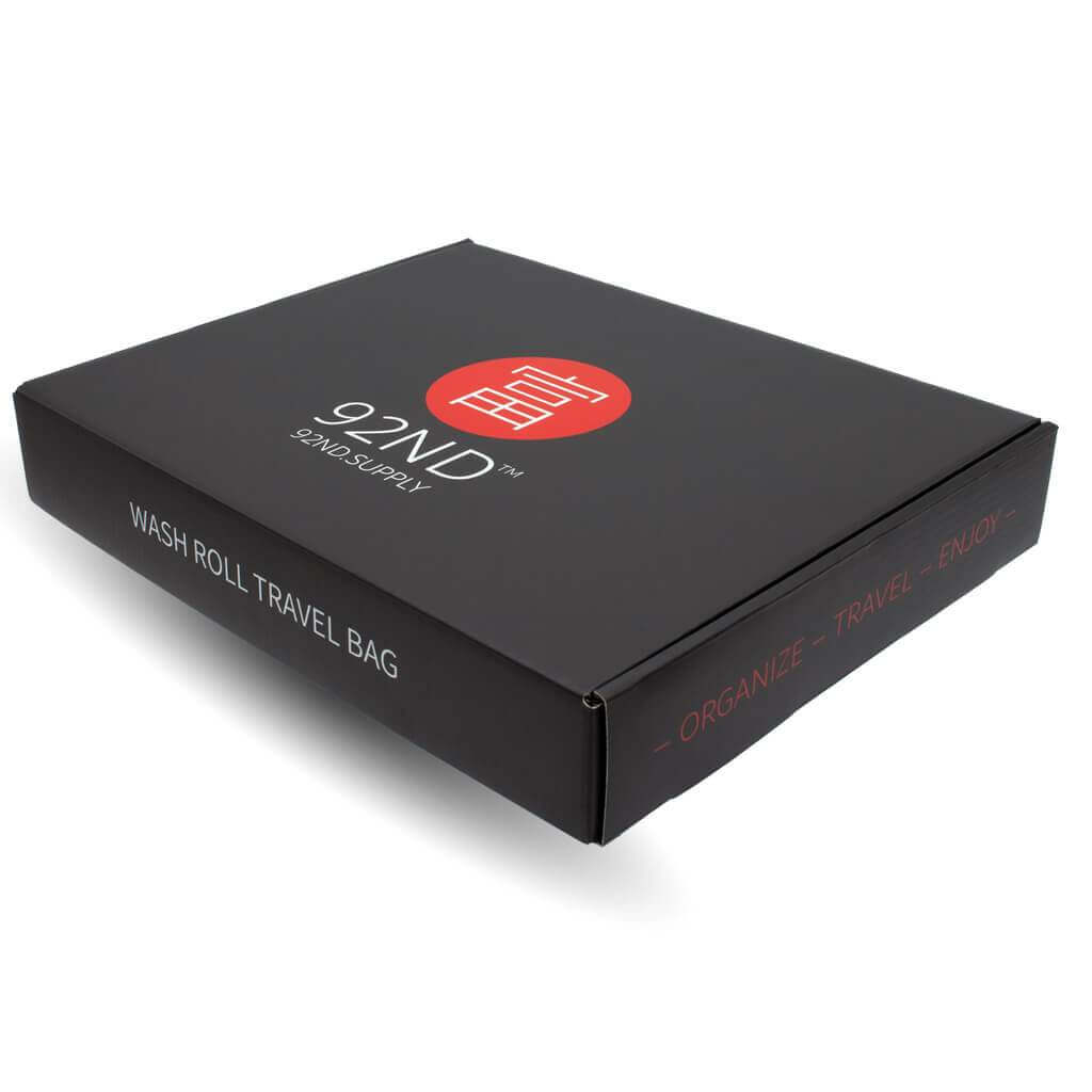 Toiletry bag in gift packaging